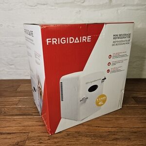Frigidaire White Mini Beverage Refrigerator